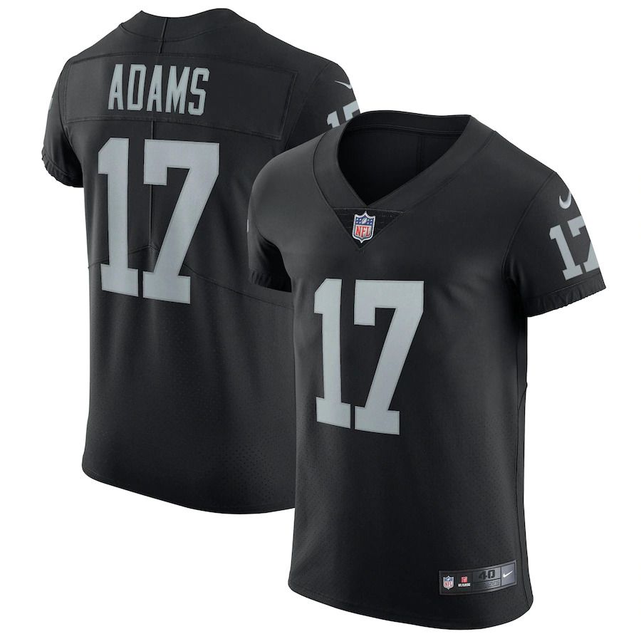 Men Las Vegas Raiders #17 Davante Adams Nike Black Vapor Elite NFL Jersey->oakland raiders->NFL Jersey